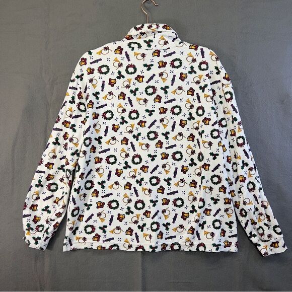 Vintage High Sierra Turtle Neck Christmas wreath xl 100 percent cotton - Picture 2 of 9